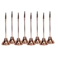 thumbnail image 1 of 8 Pcs Supports de Numéros de Table Or Rose Base Stable Support de Cartes de Place en Métal Électroplaqué pour Mariage Fête Bureau, 1 of 14
