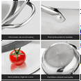 thumbnail image 2 of Stainless Steel Twin Divided Double Hotpot Home Kitchen Soup Pot,32cm, 2 of 6