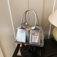 thumbnail image 3 of Bolso cuadrado pequeño para llevar a mano para niña, nuevo bolso de hombro de moda de estilo coreano 2025, bolso cruzado de gran valor para mujer, 3 of 5