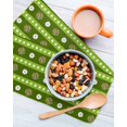 thumbnail image 3 of Saint Patrick's Day Kitchen Dish Towels for Drying Dishes Set of 3, Green Rainbow Lucky Clovers Striped Waffle Weave Microfiber Hand Tea Bathroom Towels Quick Dry & Absorbent Towel 12x12, 3 of 7