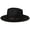 black, variant on White Straw Woven Fedora Hat for Men Women: Wide Brim Summer Sun Cap with Leather Buckle, Unisex