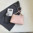 thumbnail image 5 of Bolsos de hombro de PU con lazo fruncido a la moda, bolso de mano con cierre de hilo sólido, gran oferta 2024, bolso de mujer de alta calidad, bolsos de señora, 5 of 5