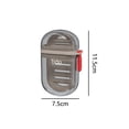 thumbnail image 5 of Soap Container, Sealed Lid, Leak-Resistant Design, Portable Storage Case for Travel Essentials, Gray, 5 of 5