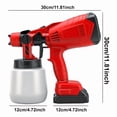 thumbnail image 6 of Multi-Nozzle Spray Gun - 3 Spray Modes for Walls, Wood, Vehicles & Decks - Indoor/Outdoor Painting Tool, 6 of 13
