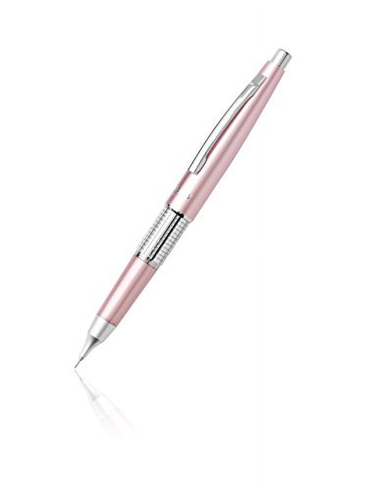 Pentel Sharp Kerry Mechanical Pencil, 0.50 mm, Metallic Pink Barrel, with Lead Refills and Erasers (Bundle)