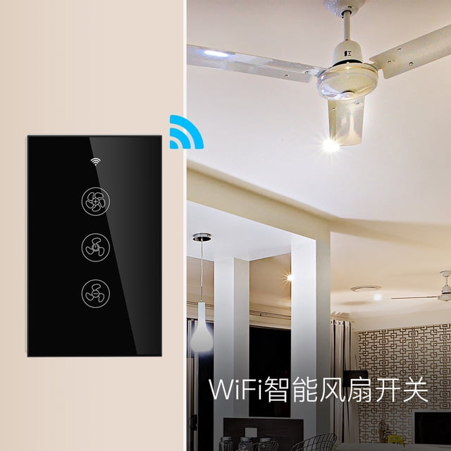 APPLAYERR WiFi Enabled Smart Switch for Fan Lighting - Timer Setting, Voice Commands with Alexa & Google Assistant