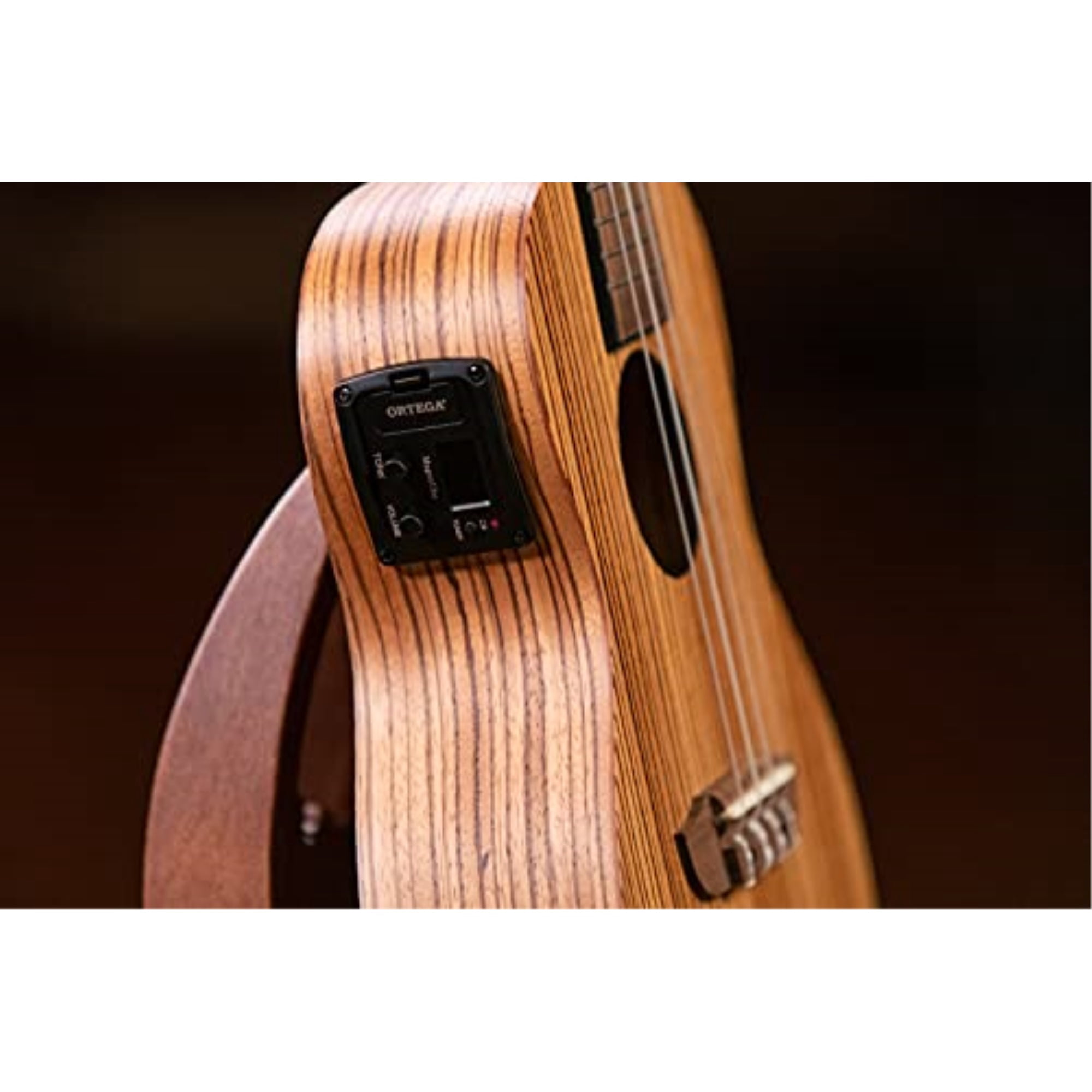 Timber Series Concert Acoustic-Electric Ukulele with Bag