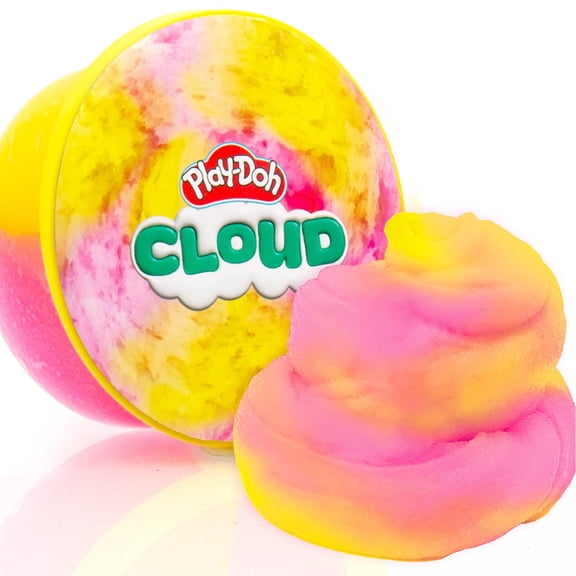 Play-Doh Cloud, Pink & Yellow, Lemonade Scent, Single Can