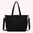 thumbnail image 3 of Bolso Mano Hombro Btafrte Retro Pana Negro 15,35x11x5,5 pulgadas, 3 of 9