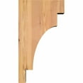 thumbnail image 3 of 3 1/2"W x 10"D x 18"H Mediterranean Smooth Corbel, Western Red Cedar, 3 of 9