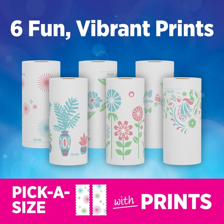Sparkle Pick-A-Size Paper Towels, Multicolor, 6 Rolls photo 6