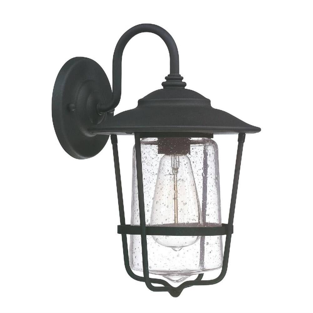 Capital Lighting Capital Creekside 13 1/4" High Black Outdoor Wall Light