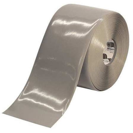 MIGHTY LINE 6RGRY Industrial Floor Tape,Roll,Gray,Vinyl
