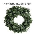 thumbnail image 3 of 16" Canadian Pine Artificial Christmas Wreath, Faux Pine Christmas Wreath, Seasonal Indoor Home Decor, 3 of 9