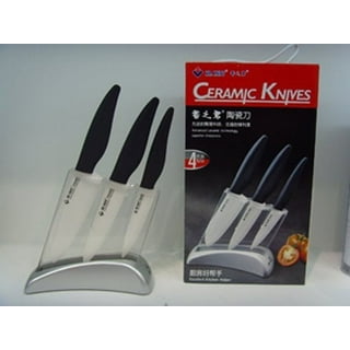 Ceramic Knife Sets for Kitchen，4 Piece Ceramic knives set with