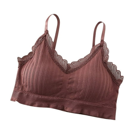 Abomasnow Wireless Bras for Women Seamless Comfort Cami Bra No Underwire Adjustable Straps Tank Top Bras Soft Lightly Lined Sports Bralettes