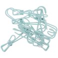thumbnail image 3 of MasteelfCA 10PCS Simple Colored Plastic-coated Clip with Hook Multi-function Clothes Pin M, 3 of 8