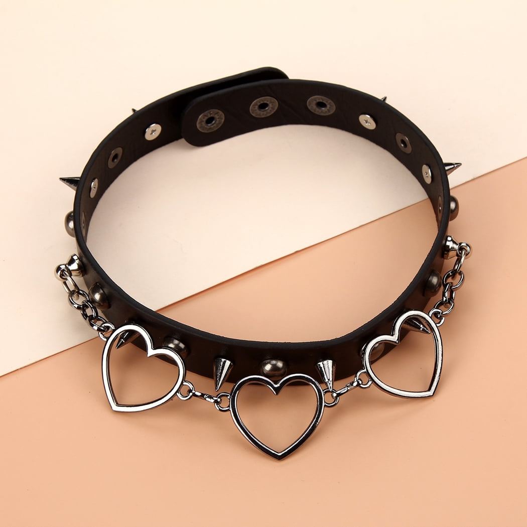 Goth choker chain hot sale