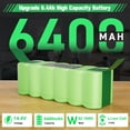 thumbnail image 3 of Batería JUNWOOD 14.4V 6400mAh para la serie iRobot Roomba, 3 of 8