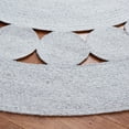 thumbnail image 3 of SAFAVIEH Cape Cod Salim Geometric Polyester Area Rug, Grey, 3' x 3' Round, 3 of 7