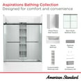 thumbnail image 7 of American Standard Am0085.3400 Aspirations 59-15/16" High X 58-1/2" Wide Bypass Frameless, 7 of 7