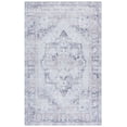 thumbnail image 2 of SAFAVIEH Arizona Dedan Medallion Machine Washable Area Rug, Ivory/Grey, 5' x 8', 2 of 13