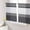 Gray Black, variant on Sheer Curtains 45 Inch Length 2 Panels Set for Kitchen, Yellow Morocco Semi Sheer Curtains for Windows, Geometric Grey Stripes Modern Voile Window Treatments Rod Pocket Curtain