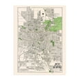 thumbnail image 6 of 1924 San Antonio Map Poster - Vintage Map of San Antonio Bexar County Texas Wall Art - Old San Antonio Street Map Including Suburbs Both North South - TX Decor, 6 of 8