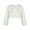 White, variant on Coerni Girls Faux Bolero Shrug Kids Toddler Princess Shawl Open Front Cropped Elegant Cardigan Fleece Coat Fuzzy Outerwear