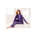 thumbnail image 4 of Dreams & Co. Plus Size Side Print Pajama Set, 4 of 6