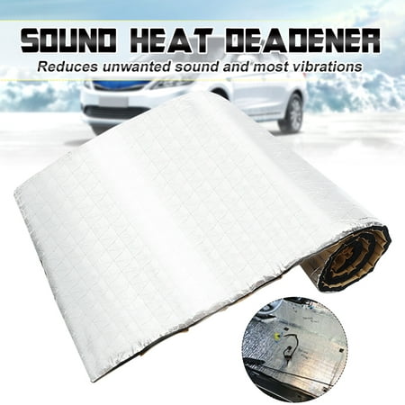 HALLOLURE 10mm Car Deadener Heat Sound Proofing Insulation Hood Exhaust Muffler, 39