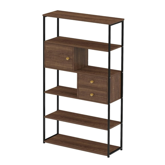 Librero Hasan Minimalista de Metal Bossa para Oficina 5 Niveles Bossa Hasan