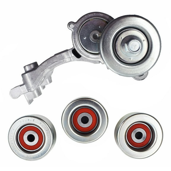 Fit for 05-11 Tundra FJ Cruiser Tacoma 4Runner Drive Belt Tensioner & Pulley Kit