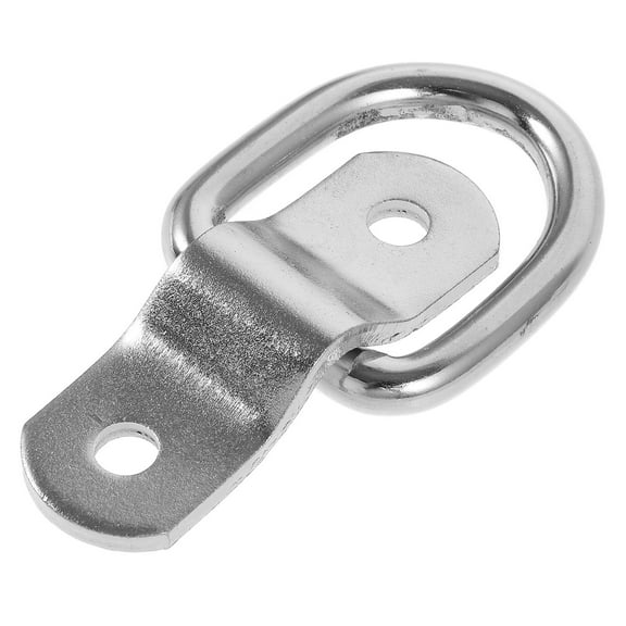 jojofuny 1 Set D-shaped Iron Tie Down Anchor For Fastening Rings Trailer Tie Down tie down anchor hook