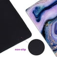 thumbnail image 5 of Extended Gaming Mouse Pad XXL ArtSo Large Keyboard Mat Long Mousepad Desk Decor Writing Pad Non Slip Rubber Base Stitched Edges for Work, Game, Office, Home, 35.1" x 15.7" , Purple Marble, 5 of 6
