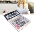thumbnail image 1 of Calculadora De La Oficina, 12 Dígitos Calculadora De Escritorio De Botones Grandes Para Negocios, 1 of 7
