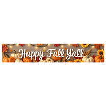 Decorative Design Happy Fall Banner Festive Leaves Thanksgiving Decoration Pumpkin for Autumn Celebration Outdoor Indoor