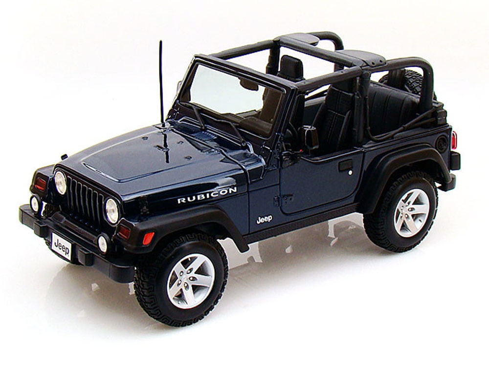 Jeep Wrangler Rubicon, Blue Maisto 31663 1/18 Scale