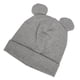 thumbnail image 2 of Gorros de bebé de moda suave de algodón Gorro de punto cálido de invierno para niños pequeños lindosGris, 2 of 14