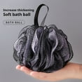 thumbnail image 4 of Foqnuq Two-Tone Bath Sponge, Soft Fluffy Mesh Bath Ball, Hanging Shower Loofah – Durable & Easy to Use, 4 of 7