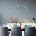 thumbnail image 6 of 4 Pcs Metal Sunburst Wall Art, Starburst Wall Decor, Silver Metal Wall Pediments Set with Crystal Cast, Hanging Glitter Diamond Accents Home Decorative for Living Room Bedroom Office und Entryway, 6 of 6