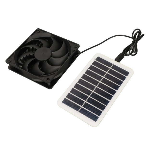 Ventilador de Panel Solar ANGGREK ventilador de escape de panel de energía Solar Portátil Eficiente 15W Para Casas de Mascotas Para invernadero