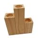 thumbnail image 5 of Portavelas de Madera Base de Artesanía de Regalo Resistente Vintage Candelero Práctico para, 5 of 9