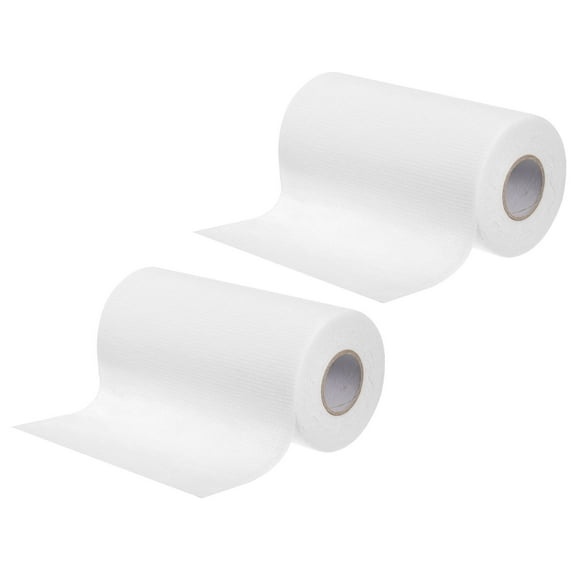 8inch x 66ft Polyester Waterproof Tape, 2pcs White Polyester Fabric Sheet Non-woven Fiber