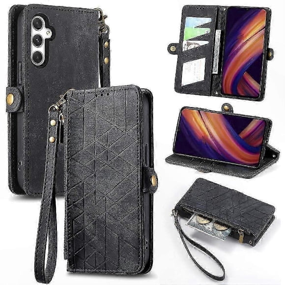 Shockproof Wallet Case with Business Design for Galaxy A25 5G Flip Cover Protection