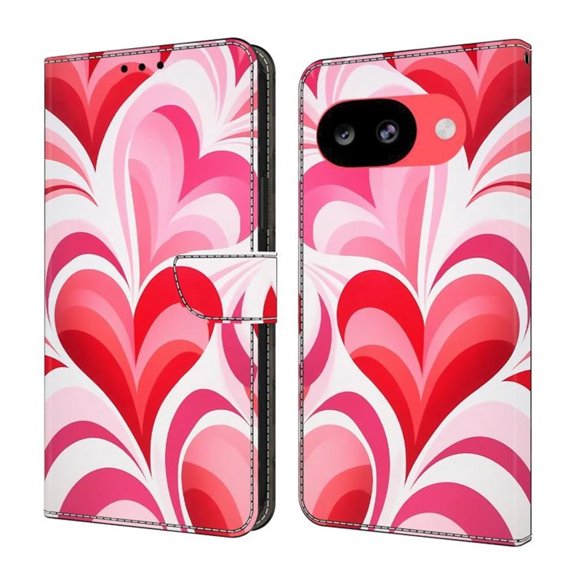 Leather For Google Pixel 10a/9a/9/9pro/9pro xl/10pro xl/10/10pro Wallet Case Crystal Material Painted starry Wallet Card Holder Magnetic Clasp Kickstand Folio Cover