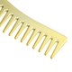 thumbnail image 5 of Peine de dientes anchos para cabello húmedo y seco, peine desenredante para cabello grueso o rizado, tono dorado., 5 of 5