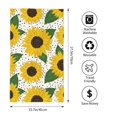 thumbnail image 2 of Fotbe Sunflowers Toalla Premium con Patrón, Toalla de Microfibra de Secado Rápido, Ligera y Altamente Absorbente (27.5x16in), Ideal para Uso Diario, 2 of 6