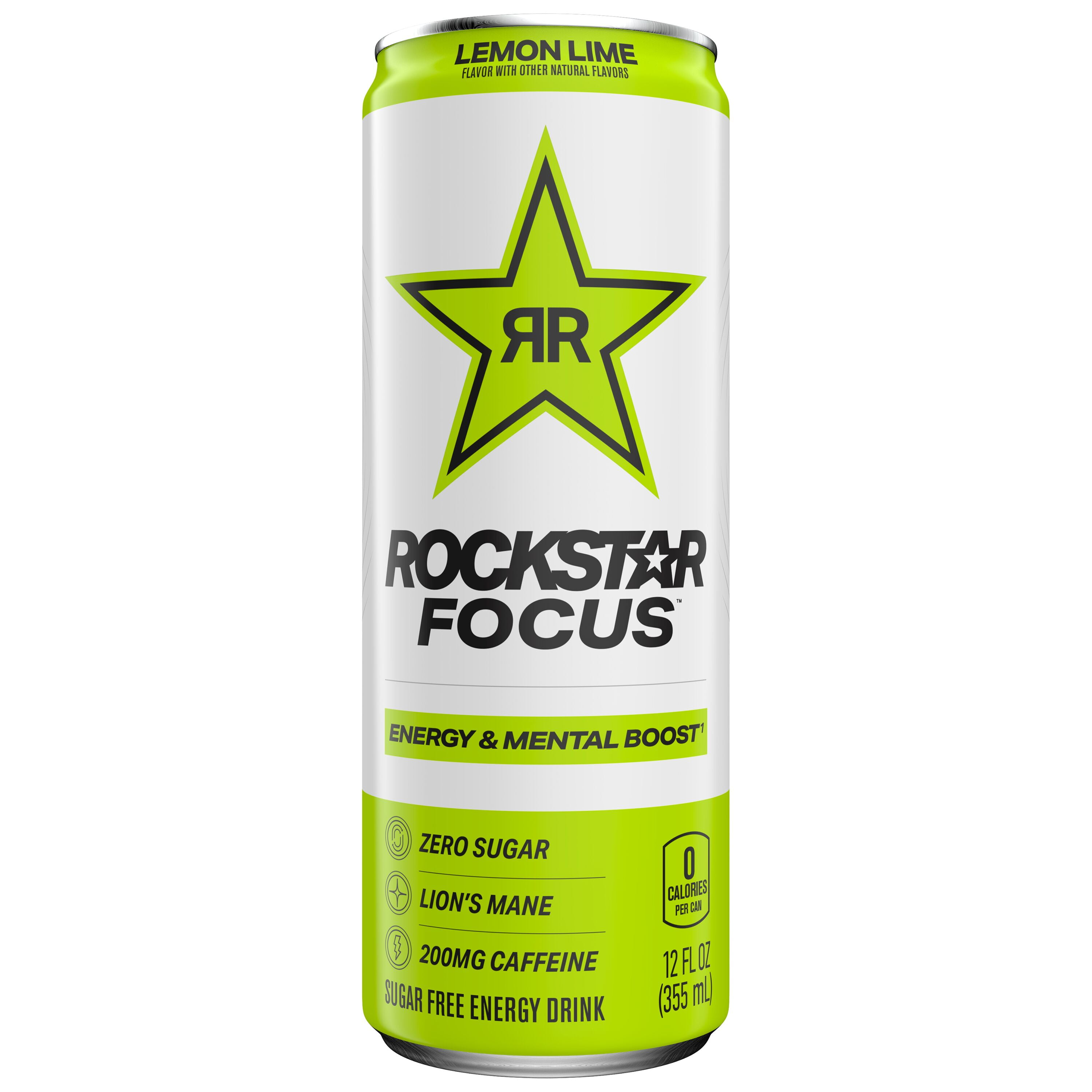 Rockstar Focus Zero Sugar Energy Drink, Watermelon Kiwi
