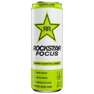 Rockstar Lime Freeze Energy Drink 16 Oz Cans - Pack of 24